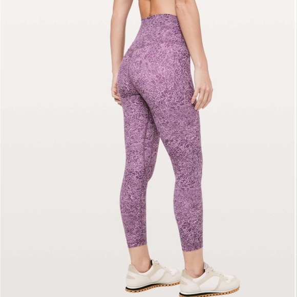 Lululemon Align Pant 21” Arabesque Antoinette Smoky Quartz Size 2 - Picture 2 of 9